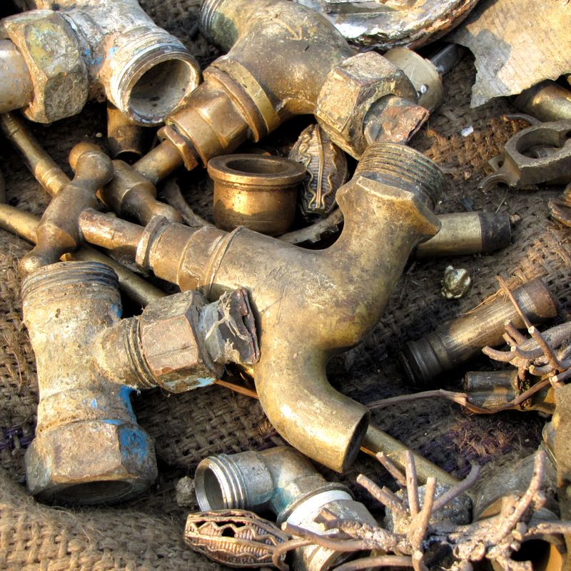 Scrap brass