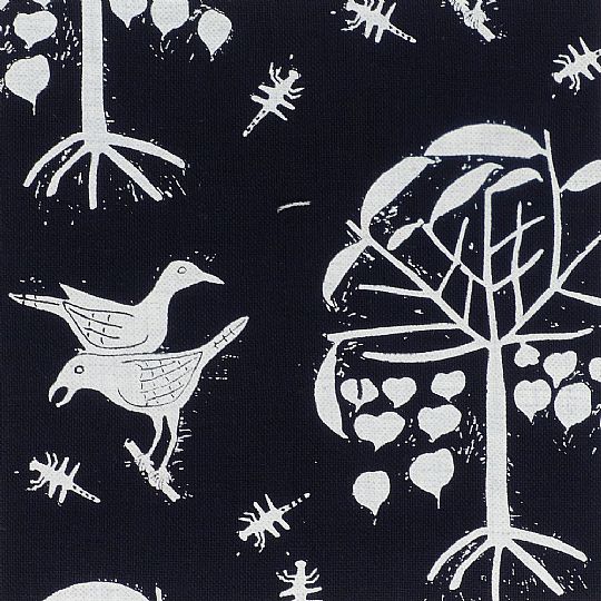 image for Koffiebos - White on Navy
