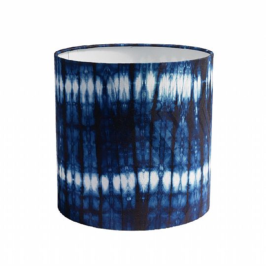 image for Wide Indigo Stripe Small Lampshade