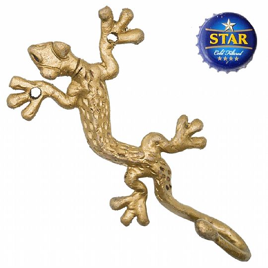 image for Large Gecko Brass Hook