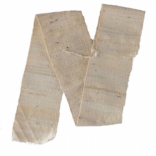 Photo for Undyed Strip Cloth - Handspun Fine