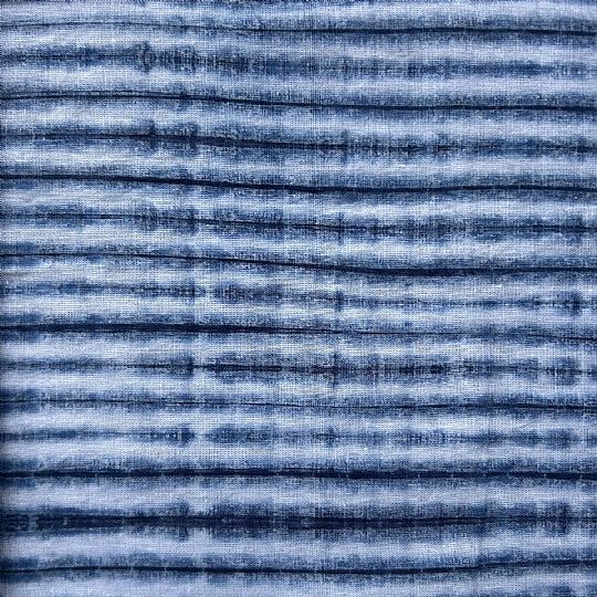 image for Indigo Stripe Plain Weave